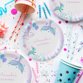 ザシーマーメイド&シーカメ誕生日 ペーパープレート