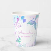 ザシーマーメイド&シーカメ誕生日 紙コップ (裏面)