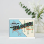 ザシーランチラージレター葉書 – バージョン2 ポストカード (スタンド正面)