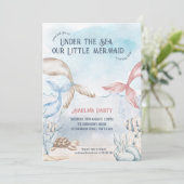 ザシーリトルマーメイドウォーター誕生日 招待状 (スタンド正面)