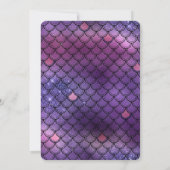 ザシーリトルマーメイドプリンセステーマパーティー 招待状 (裏面)