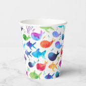 ザシーレインボーカニ誕生日ベビーシャワー 紙コップ (裏面)