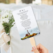 ザシー結婚式 プログラムファン ハンドファン