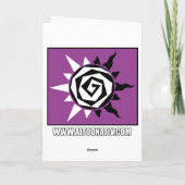 ザシー誕生日カード カード (裏面)