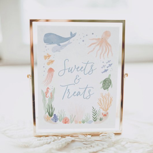 ザシー誕生日スイーツ&トリートサイン ポスター