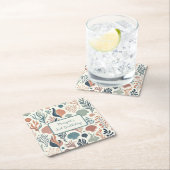 ザシー誕生日、海ウィスパーカスタムズ スクエアペーパーコースター (インサイチュ)