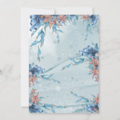 ザシー・クジラの子ども用シャワー 招待状 (裏面)