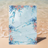 ザシー・クジラの子ども用シャワー 招待状