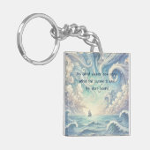 ザシー&引用文 キーホルダー (正面左)