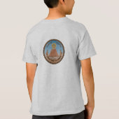 ザシ素晴らしール(オリジナル) Tシャツ (裏面)