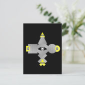 ザシ素晴らしール ポストカード (スタンド正面)