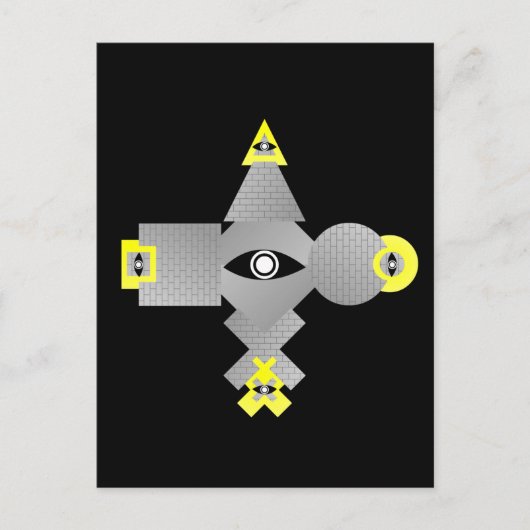 ザシ素晴らしール ポストカード (正面)