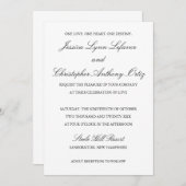 ザジェシカコ結婚レクション招待状  招待状 (正面/裏面)