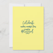 ザジェティ誕生日ノテカード サンキューカード (裏面)