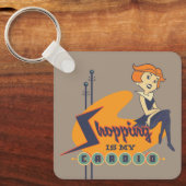 ザジェトソンズ |ショッピングは私のセラピー キーホルダー (正面)