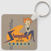 ザジェトソンズ |ショッピングは私のセラピー キーホルダー (裏面)