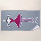 ザジェトソンズ |ジェーンのドレス ビーチタオル (正面)