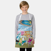 ザジェトソンズ |ファミリーダンスパーティー エプロン (着用した状態)