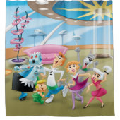 ザジェトソンズ |ファミリーダンスパーティー シャワーカーテン (正面)