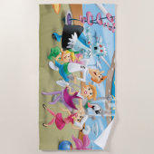 ザジェトソンズ |ファミリーダンスパーティー ビーチタオル (正面)