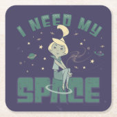 ザジェトソンズ |宇宙 スクエアペーパーコースター (正面)