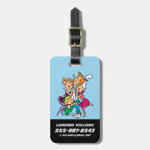 ザジェトソンズ |家族 ラゲッジタグ (正面縦)