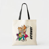 ザジェトソンズ |家族 |名前の追加 トートバッグ (正面)