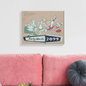 ザジェトソンズ | 2099年のようなパーティー キャンバスプリント (インサイチュ (リビング))