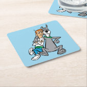 ザジェトソンズ | George & Astro Budies スクエアペーパーコースター (アングル)