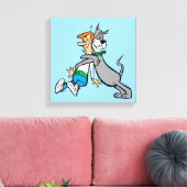 ザジェトソンズ | George & Astro Hug キャンバスプリント (インサイチュ (リビング))