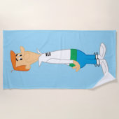 ザジェトソンズ | George Jetsonとの出会い ビーチタオル (正面)