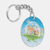 ザジェトソンズ | The Family 飛んでいる Car キーホルダー (正面左)