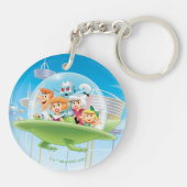 ザジェトソンズ | The Family 飛んでいる Car キーホルダー (裏面)