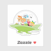 ザジェトソンズ | The Family 飛んでいる Car シール (シート)