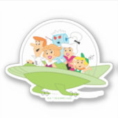 ザジェトソンズ | The Family 飛んでいる Car シール (正面)