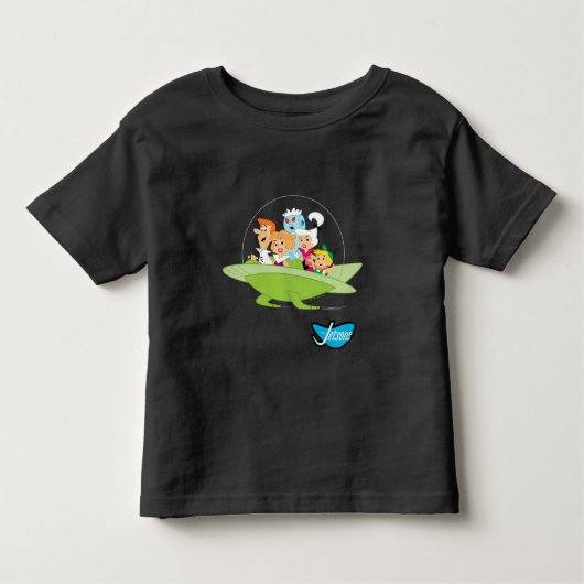 ザジェトソンズ | The Family 飛んでいる Car トドラーTシャツ (正面)