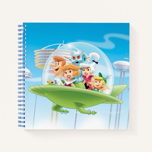 ザジェトソンズ | The Family 飛んでいる Car ノートブック (正面)