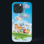 ザジェトソンズ | The Family 飛んでいる Car iPhone 13 Proケース<br><div class="desc">このデザインはHanna Barbera漫画シリーズのThe Jetsonsは車に家族の旅行を備え飛んでいるている。</div>