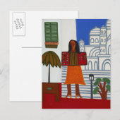 ザジプシーの女の子サクレクール2006 ポストカード (正面/裏面)