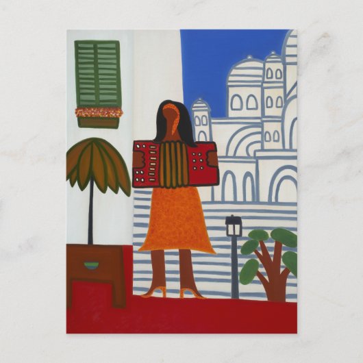 ザジプシーの女の子サクレクール2006 ポストカード (正面)