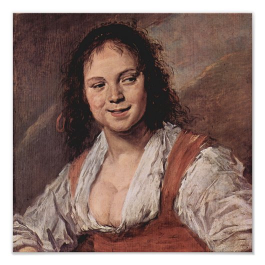 ザジプシー・ガール・バイ・ハールス – Poster フォトプリント (正面)