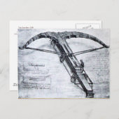 ザジャイアントクロスボウ、アンティーク羊皮紙 ポストカード (正面/裏面)