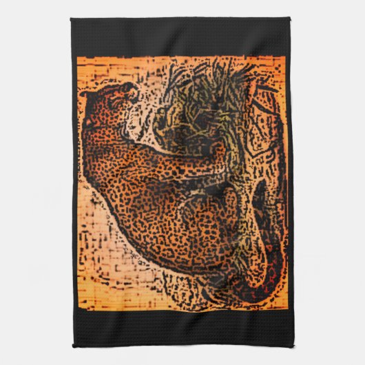 ザジャガー キッチンタオル (縦)