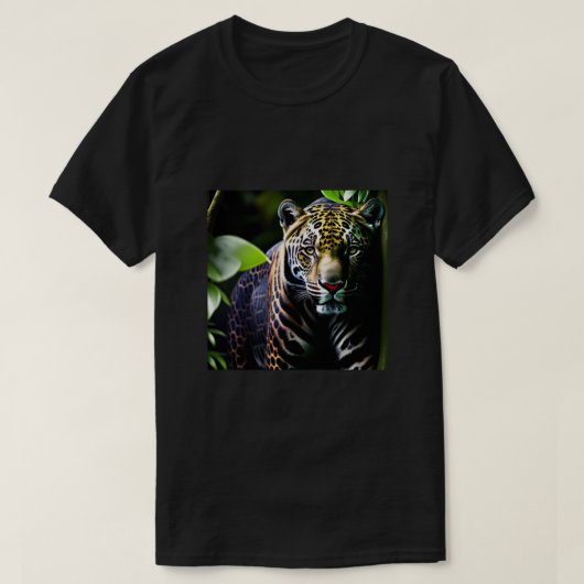 ザジャガー – 激しいジャングルプレデター Tシャツ (デザイン正面)