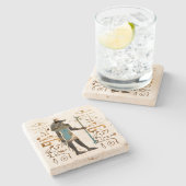 ザジャッカル ストーンコースター (横)