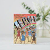 ザジャージーショアヴィンテージグリーティングアート ポストカード (スタンド正面)