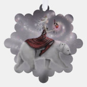 ザジャーニー神秘的な妖精の女王オンポーラーベア オーナメントカード (正面)