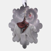 ザジャーニー神秘的な妖精の女王オンポーラーベア オーナメントカード (左)