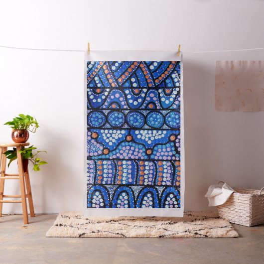 ザジャーニー・アボリジニのデザイン生地 ファブリック (インサイチュ)