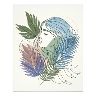 ザジュンジェルガール – ミニマリストラインアート フォトプリント